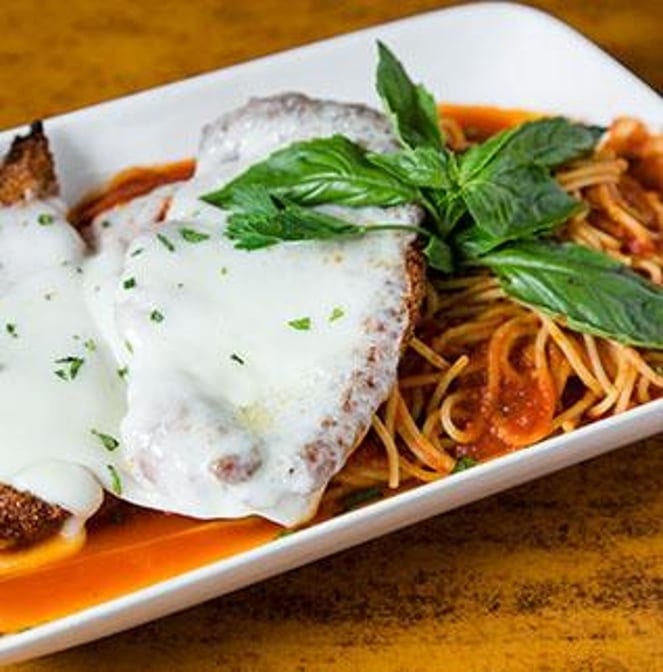 Eggplant Parmigiana.