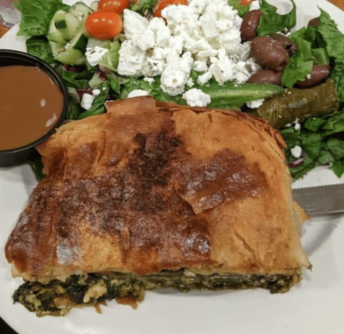 Spinach Pie Salad.