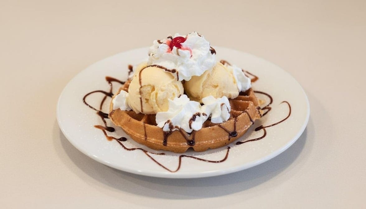 Waffle Sundae.