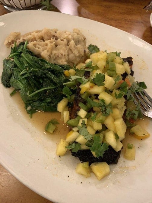 Blackened Salmon.