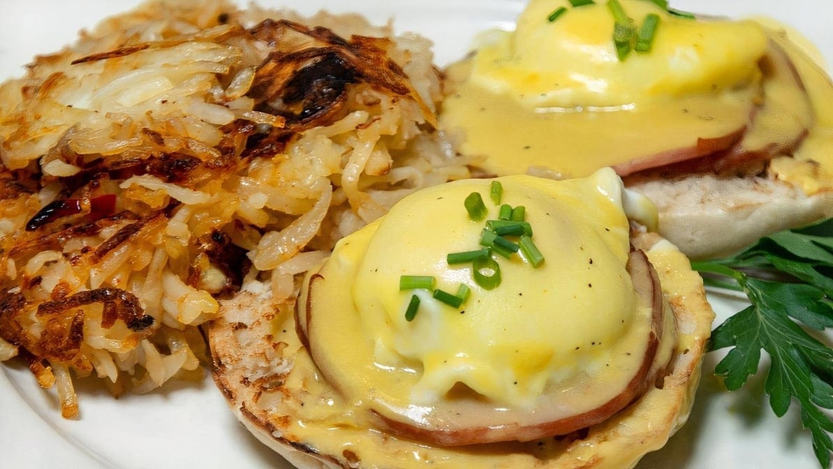 Classic Eggs Benedict.