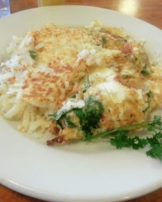 Egg White Vegetarian Omelette.