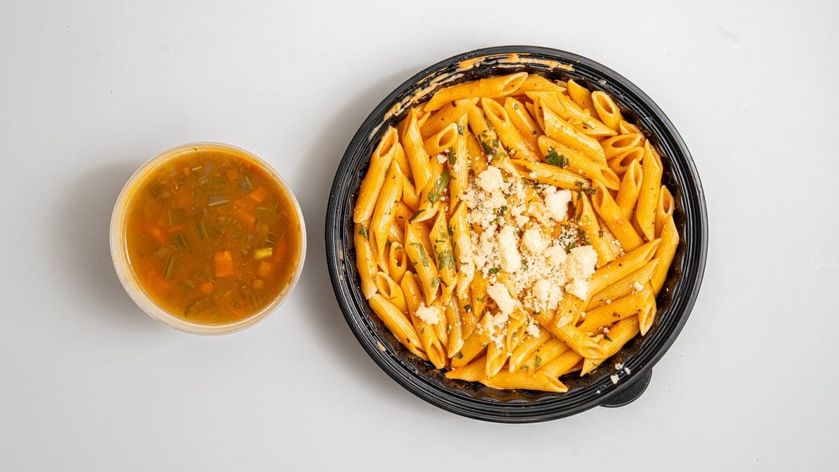 Chicken Penne Vodka.