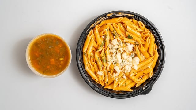 Chicken Penne Vodka.