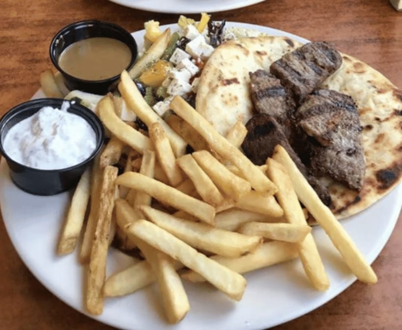 Gyro Sandwich Deluxe.