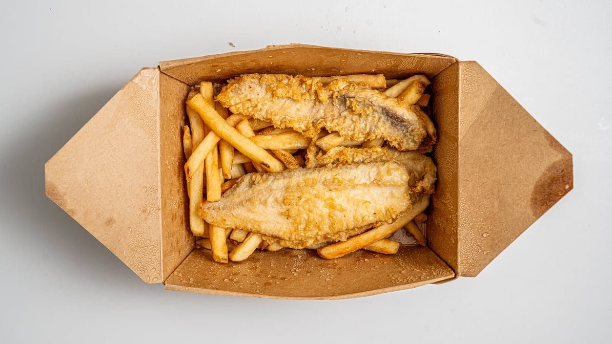 Crispy Cape Cod Fish & Chips.