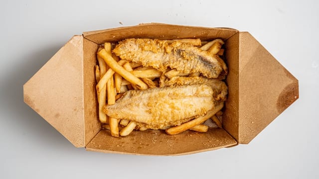 Crispy Cape Cod Fish & Chips.
