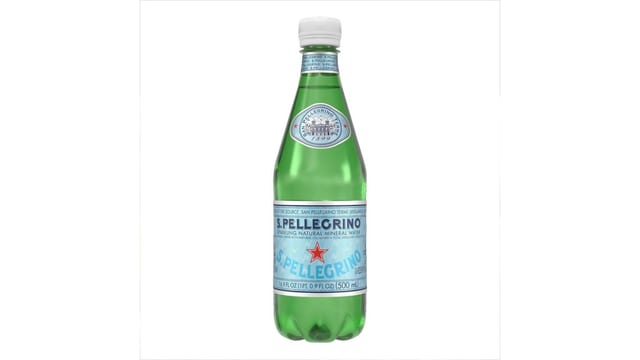 Pellegrino Water.